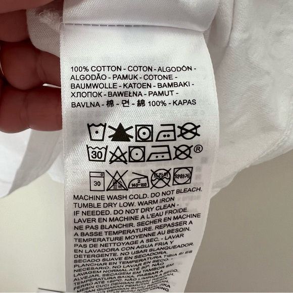 Levi’s GRAPHIC RINGER TEE SHIRT (PLUS SIZE) white and red women’s 2XL - Picture 7 of 11